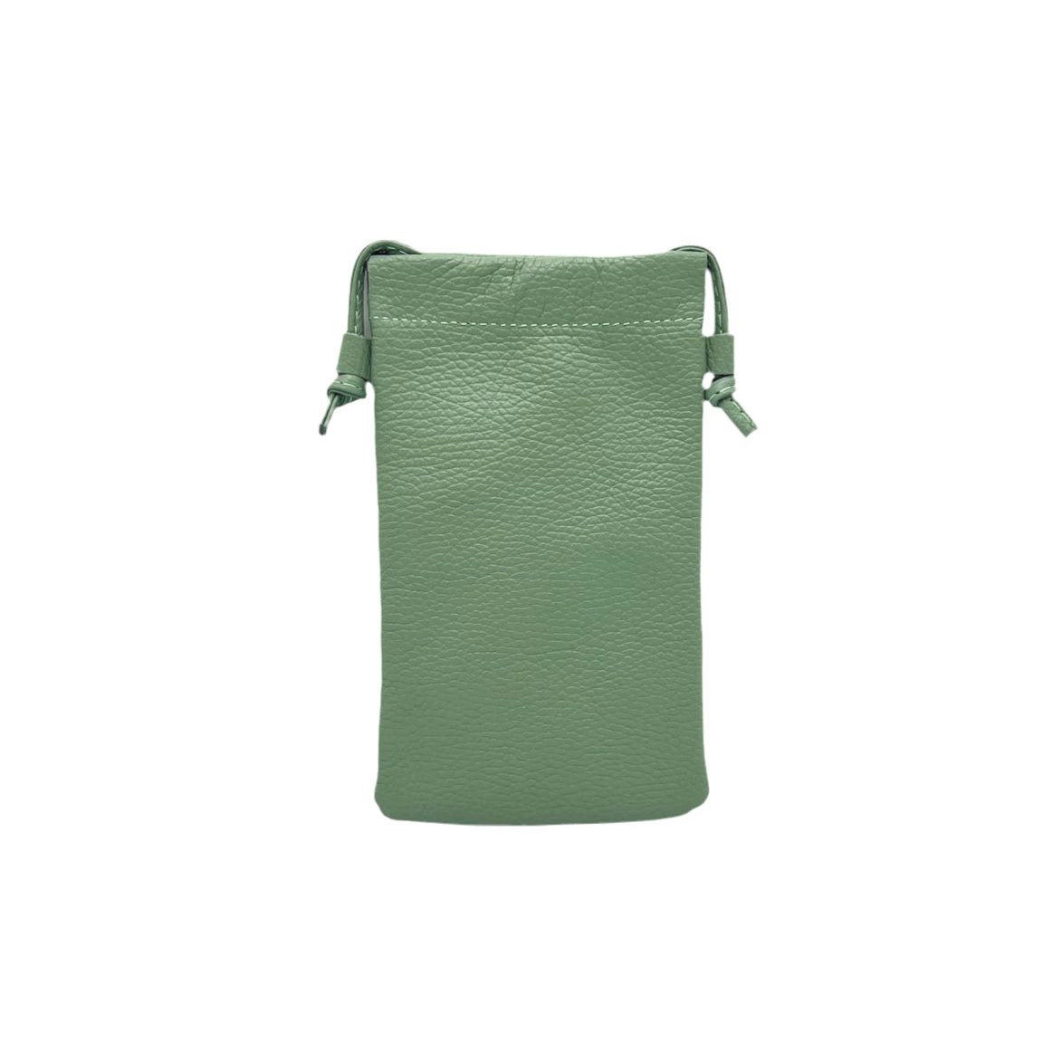 Genuine leather crossbody phone bag, Made in Italy, art. 112628