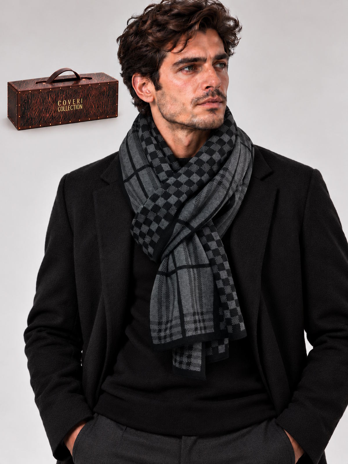 Christmas Gift for Him | Thick & Soft Winter Scarf with Cashmere-Like Feel,  Art. 261557