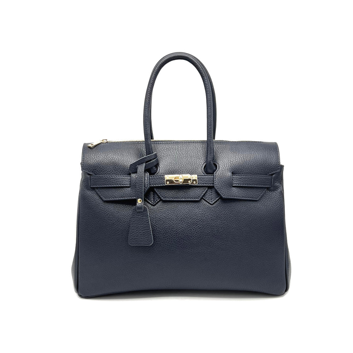 Genuine Leather Handbag, Big size, Made in Italy, art. 112665