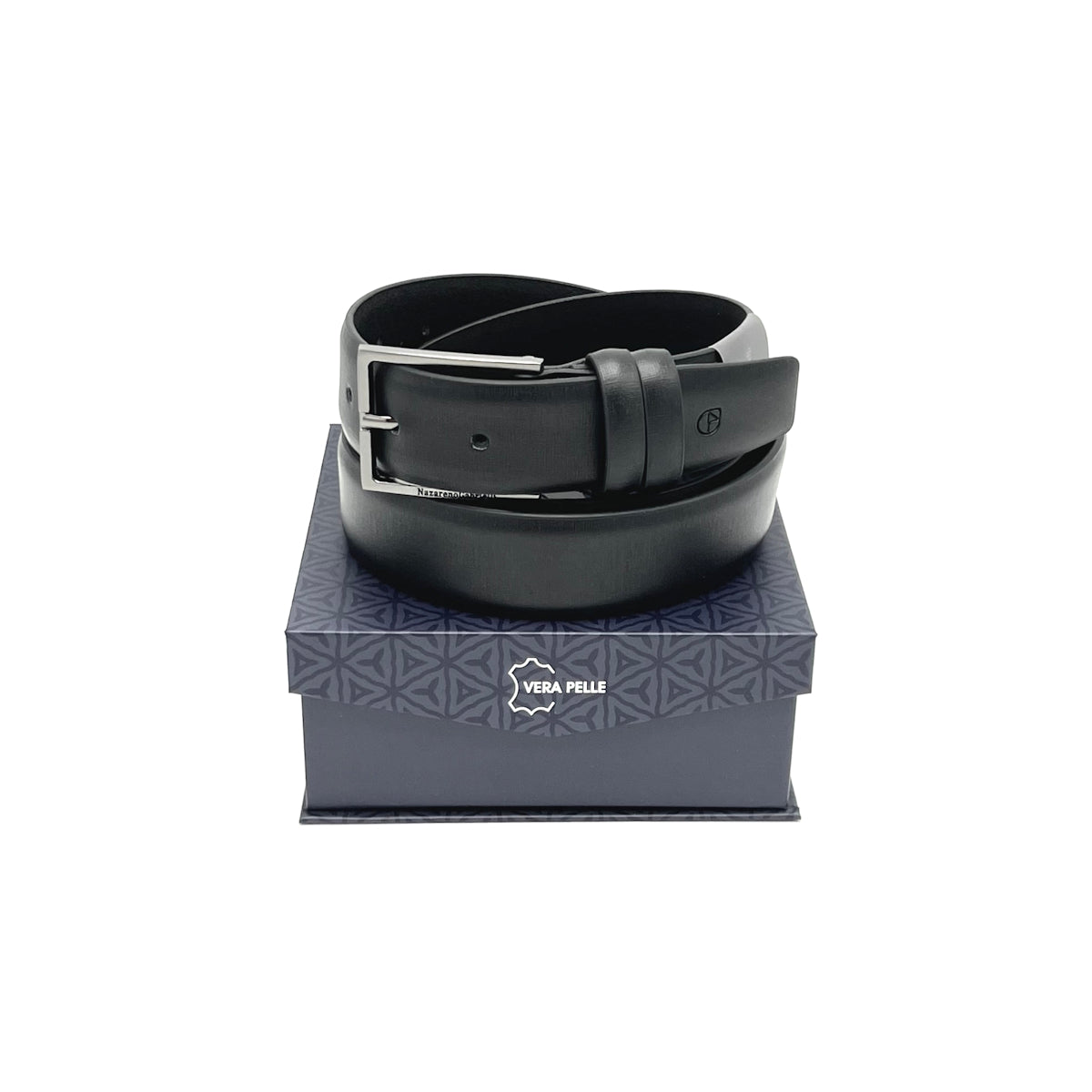 Christmas Gifts Idea, Leather Belt with Gift Box, N.Gabrielli, art. IDK978-35