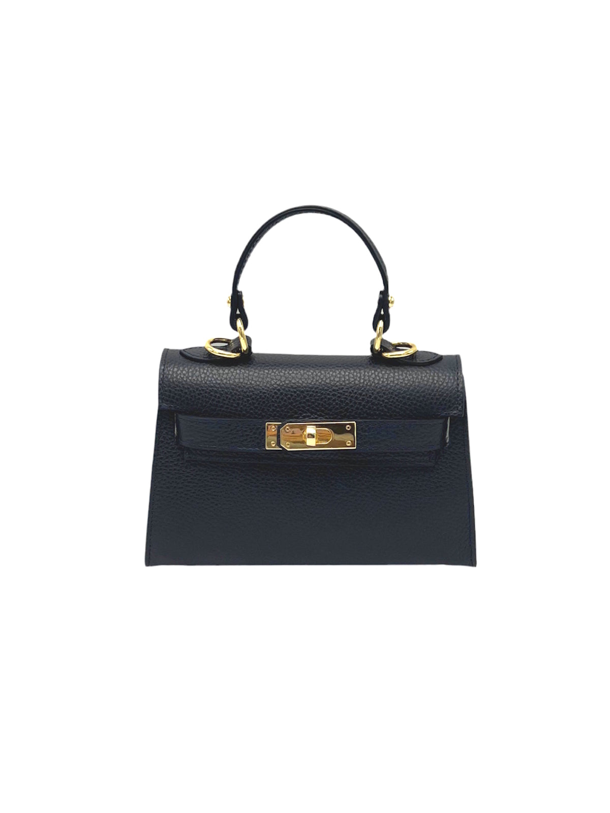 Genuine Leather Shoulder Bag, Made in Italy, art. 112609