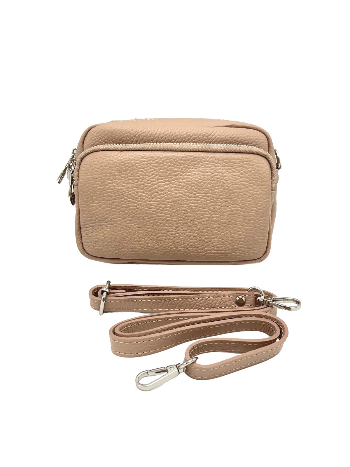 Women's Genuine Leather Shoulder Bag, Small Size, Made in Italy, art. 112424