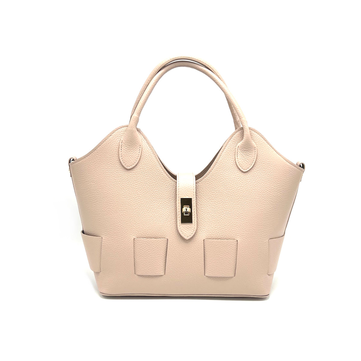 Genuine leather shoulder bag, Made in Italy, art. 112599