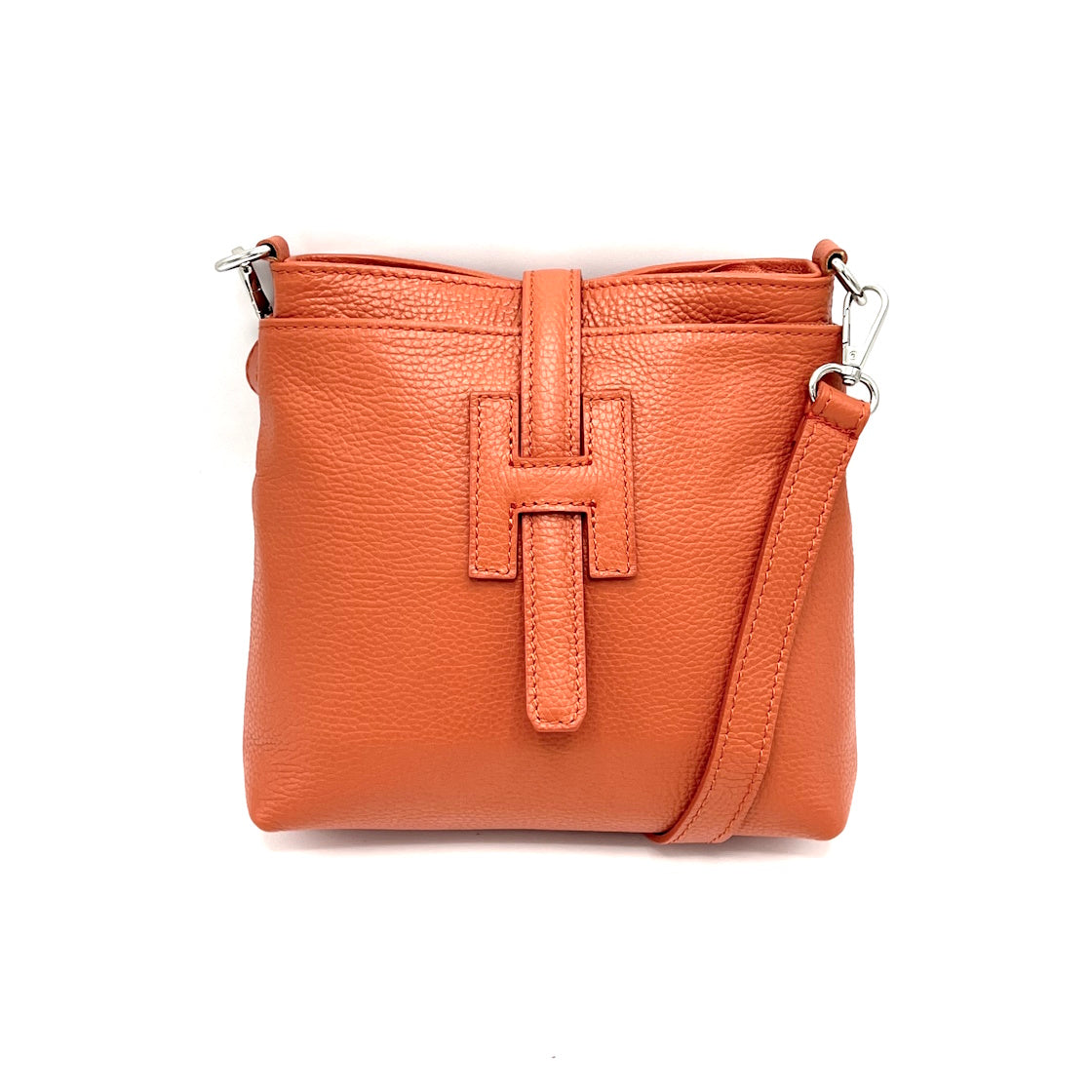 Summer collection, genuine leather shoulder bag, Made in Italy, art. 112562