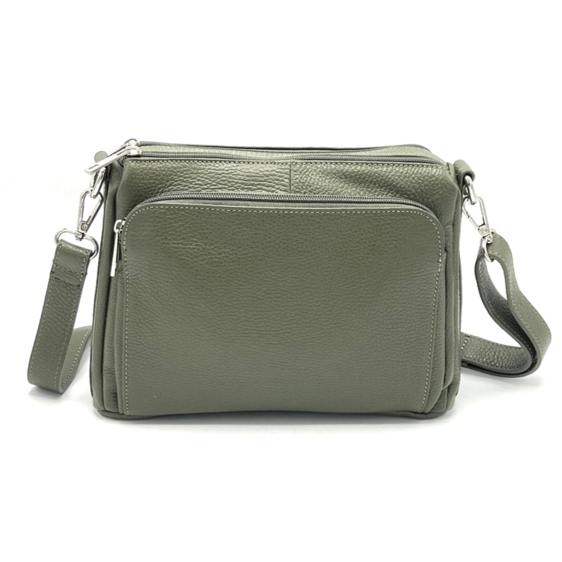 Genuine leather shoulder bag, Made in Italy, art. 112650