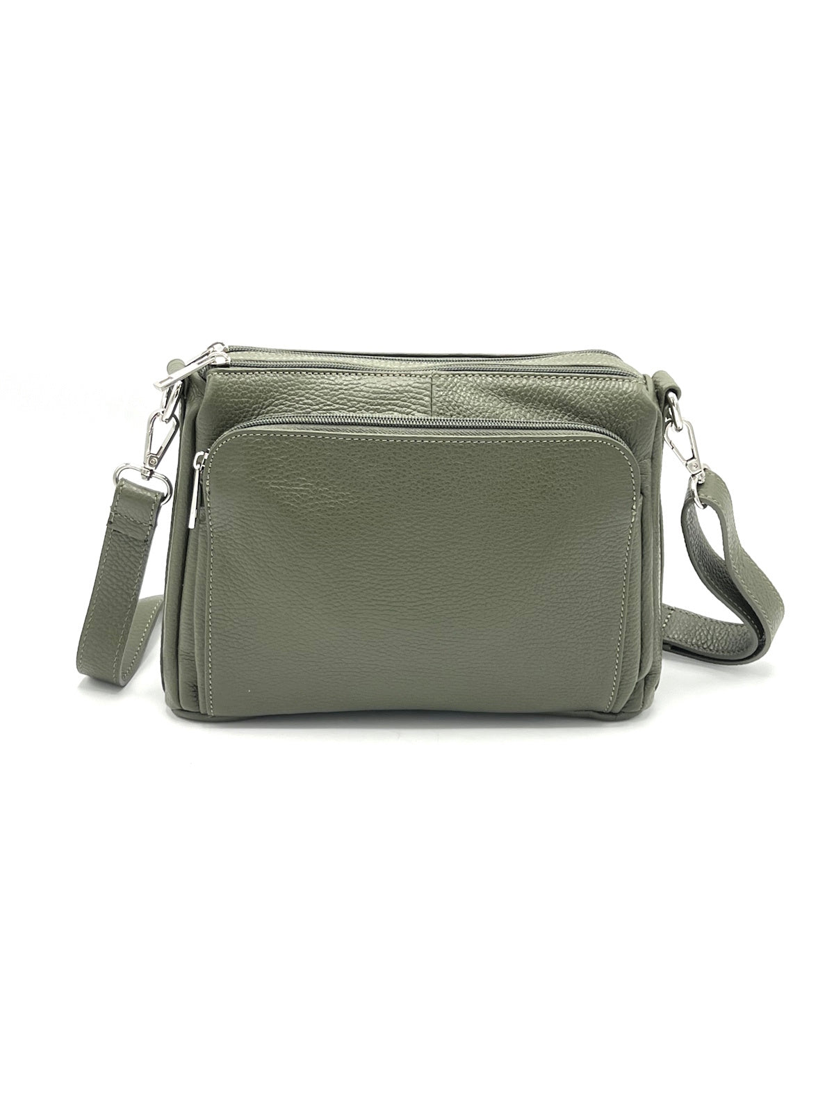 Genuine leather shoulder bag, Made in Italy, art. 112650