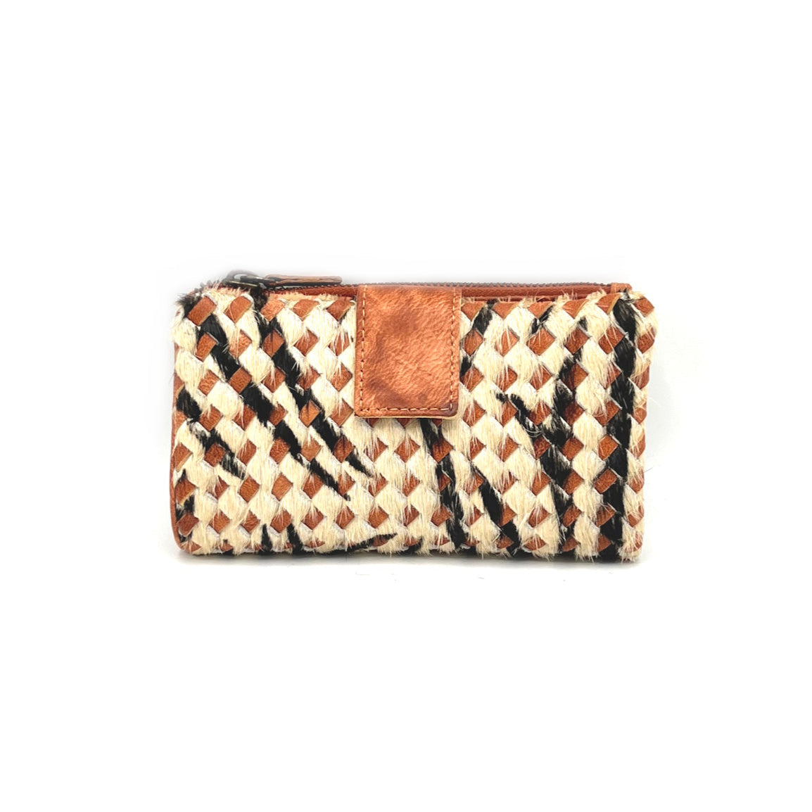 Wallet in washed leather, vintage effect, art. ZE5025