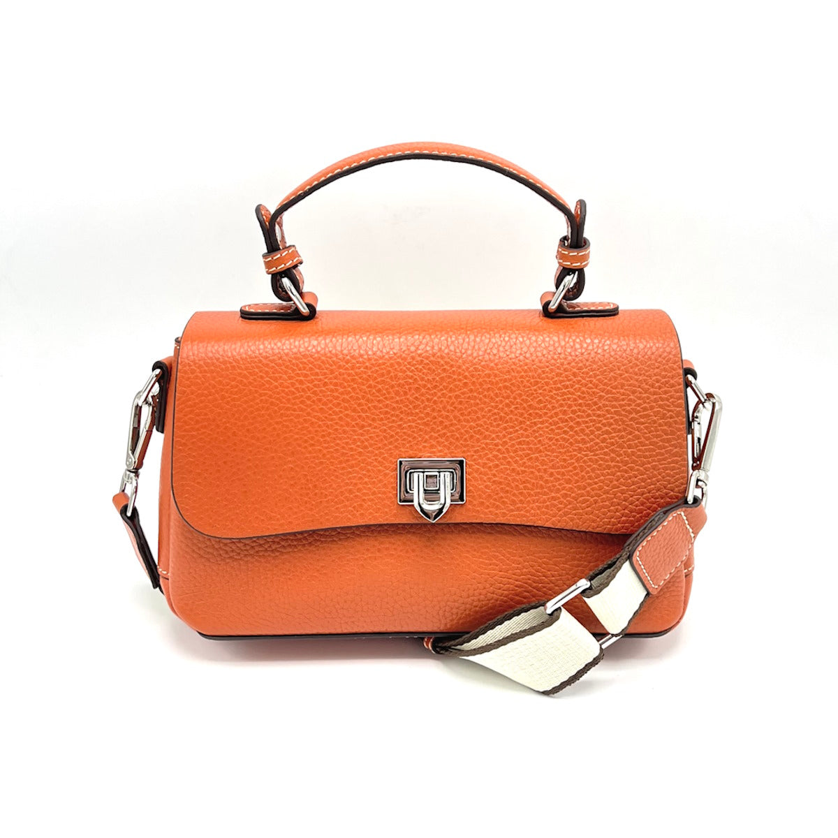 Genuine leather shoulder bag, Suie Valentini,  Made in Italy, art. 2404.500