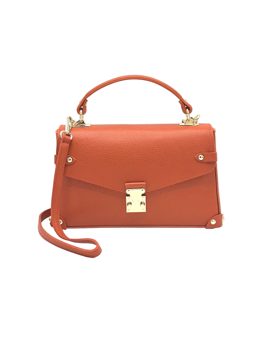 Genuine leather shoulder bag, Made in Italy, art. 112639