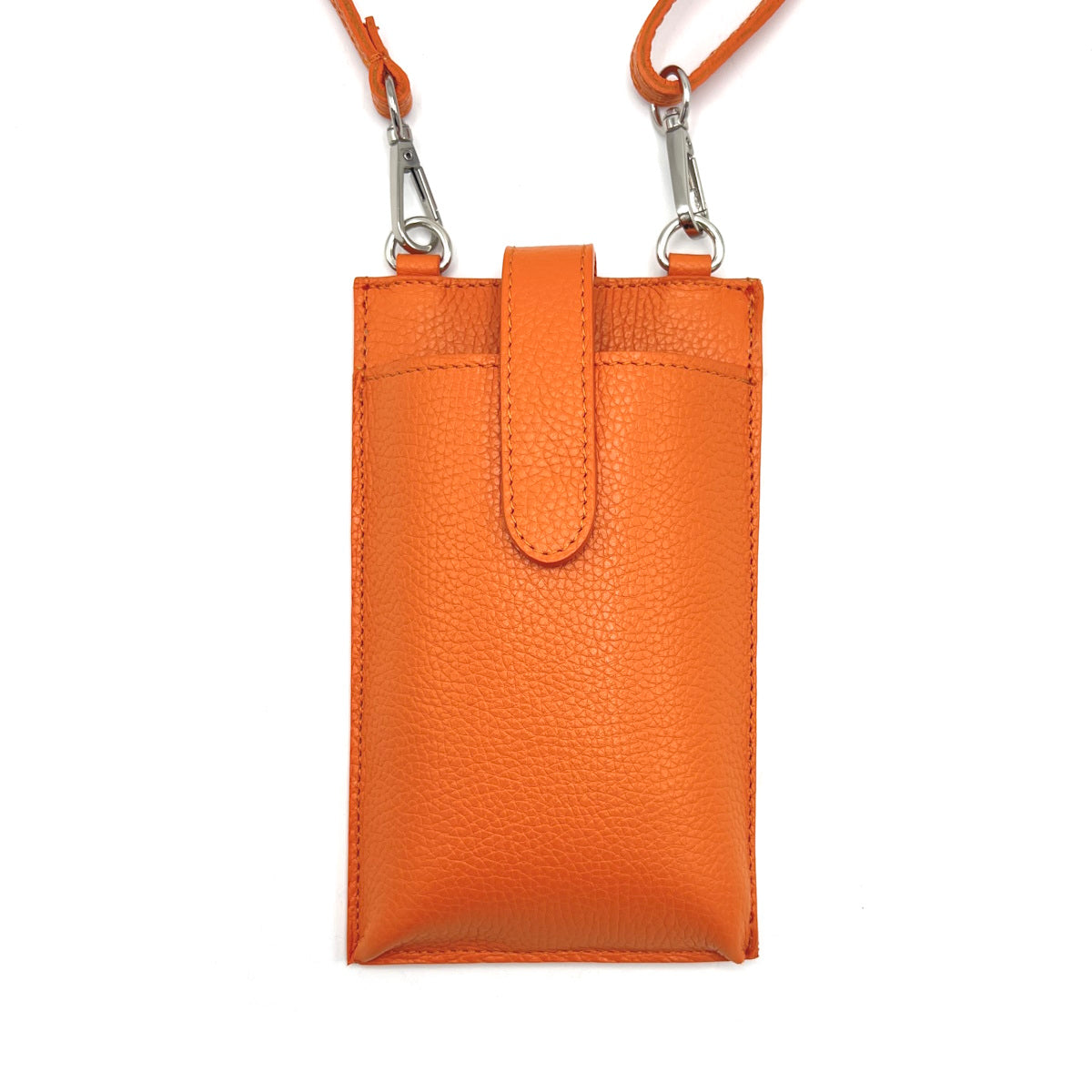 Summer collection, genuine leather phone bag, Made in Italy, art. 112560