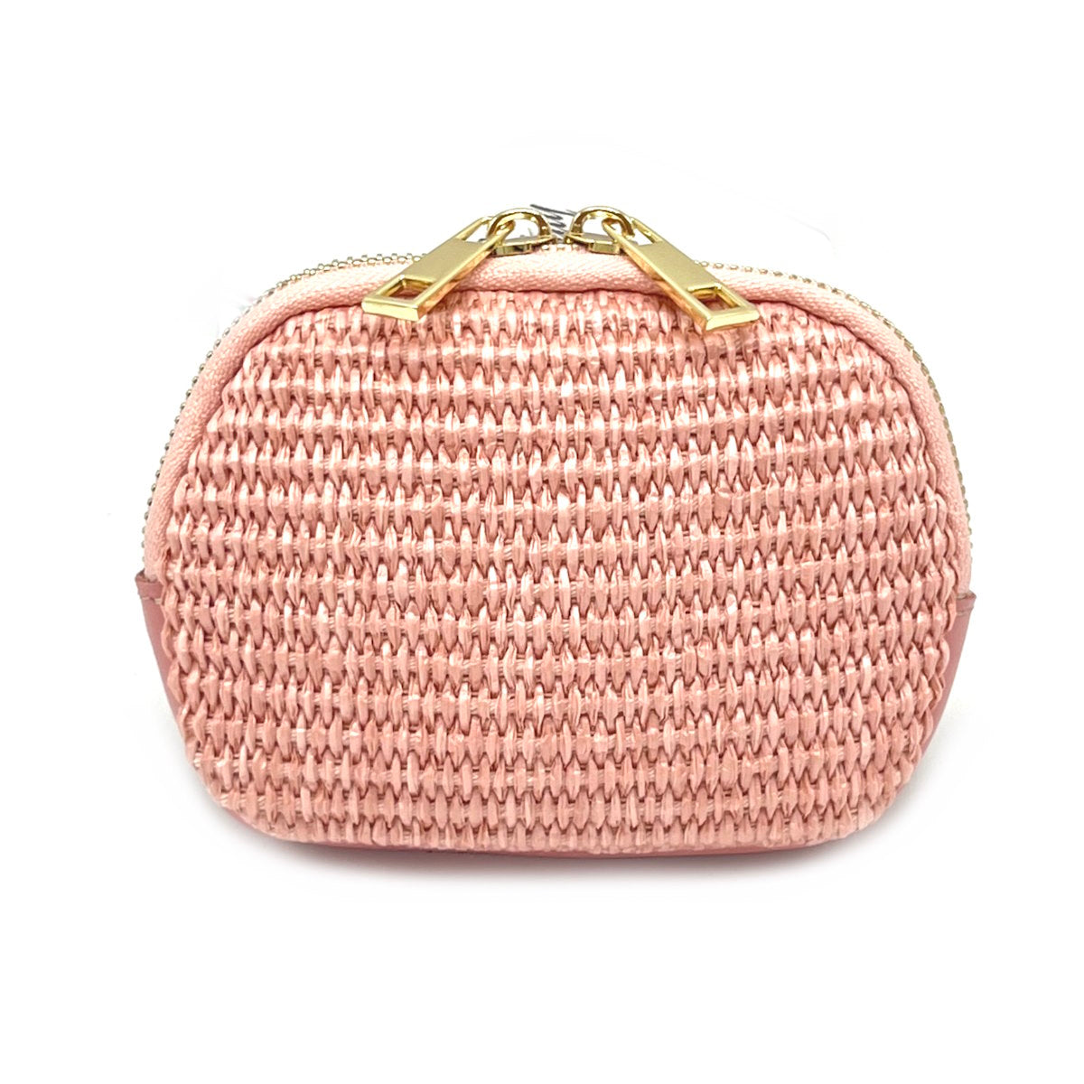 Summer collection, genuine leather and straw purse, art. PO01