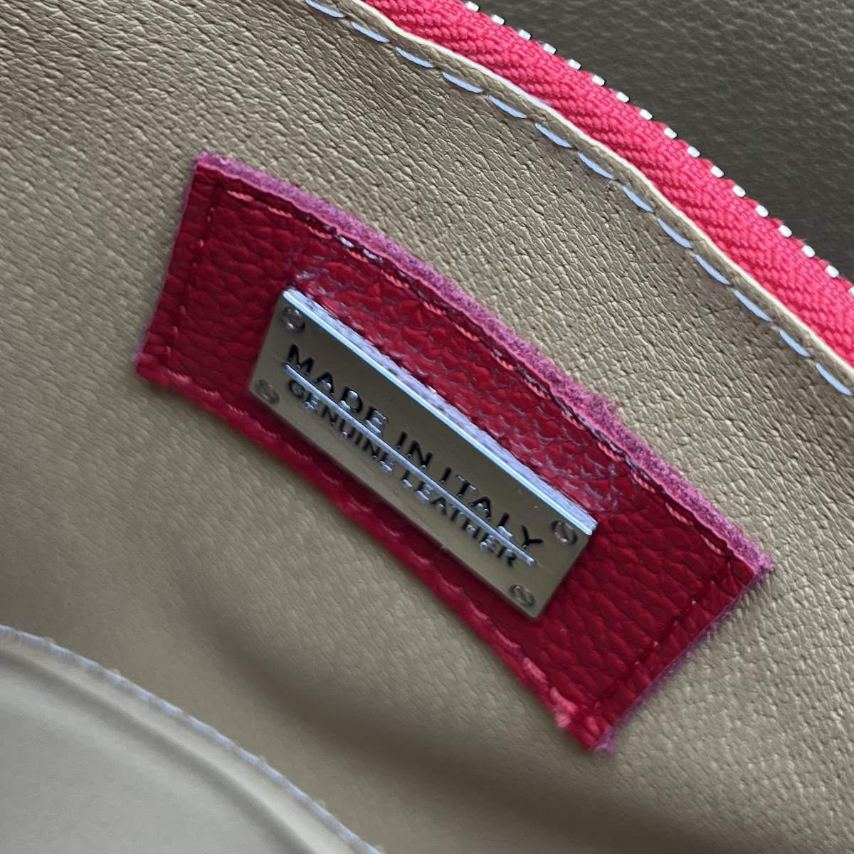 Genuine leather shoulder bag, Made in Italy, Medium size, art. 112566