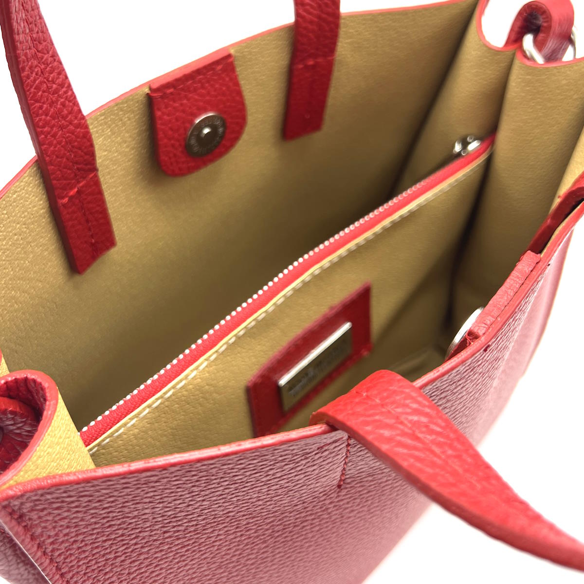 Genuine leather shoulder bag, Made in Italy, Medium size, art. 112566