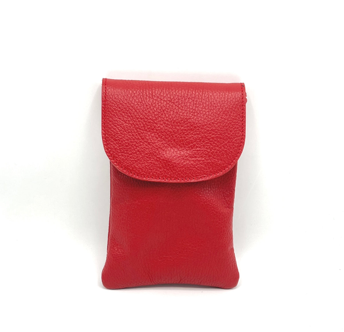 Porta cellulare in vera pelle, Made in Italy, art. 112556