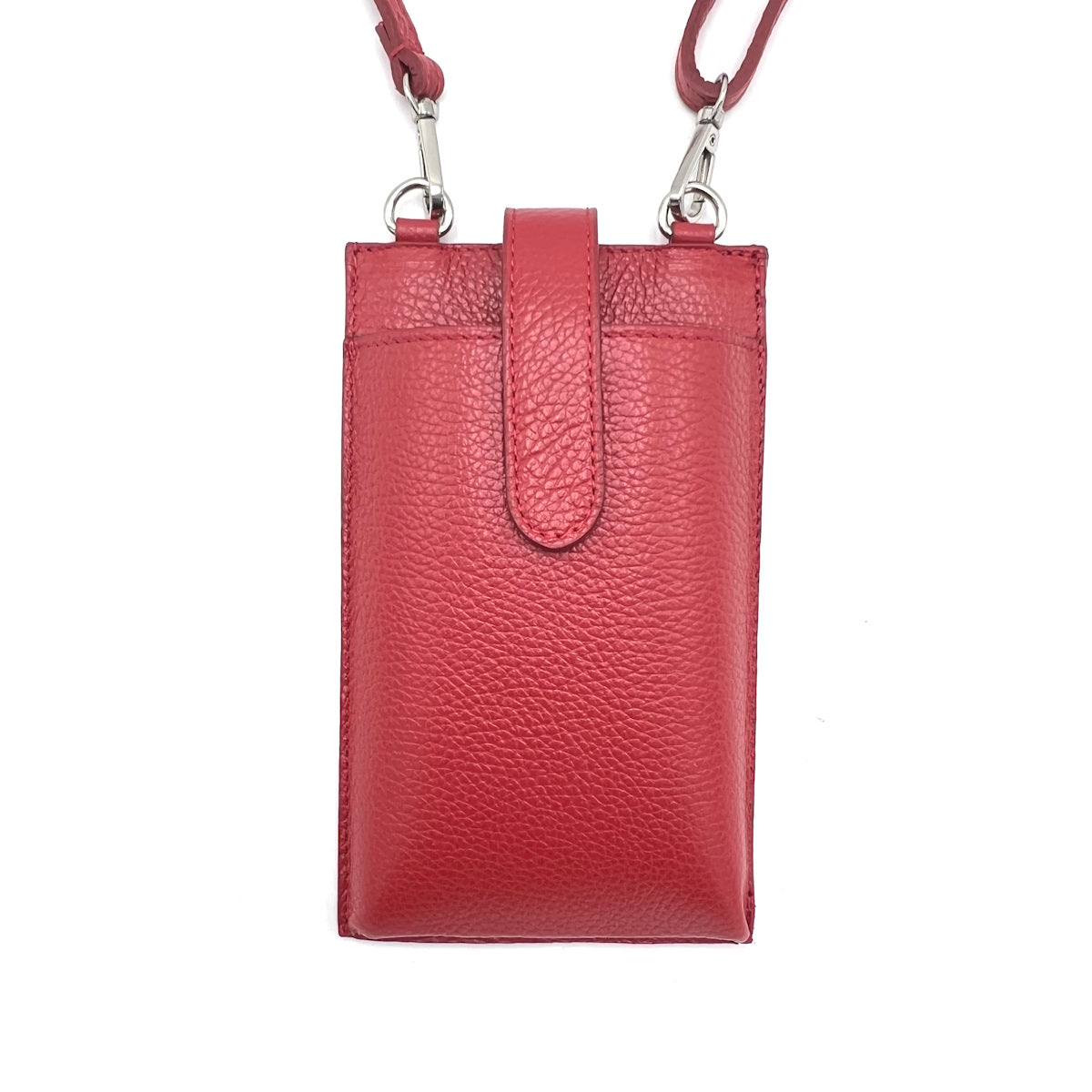 Summer collection, genuine leather phone bag, Made in Italy, art. 112560