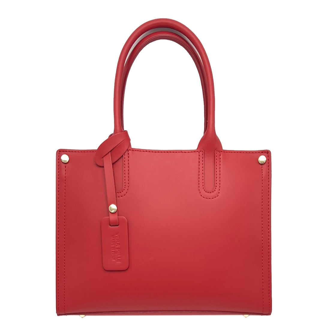 Genuine leather handbag, Made in Italy, art. 112577