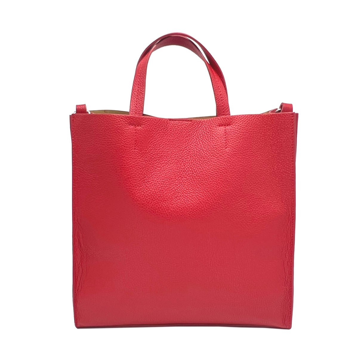 Genuine leather shoulder bag, Made in Italy, Big size, art. 112567