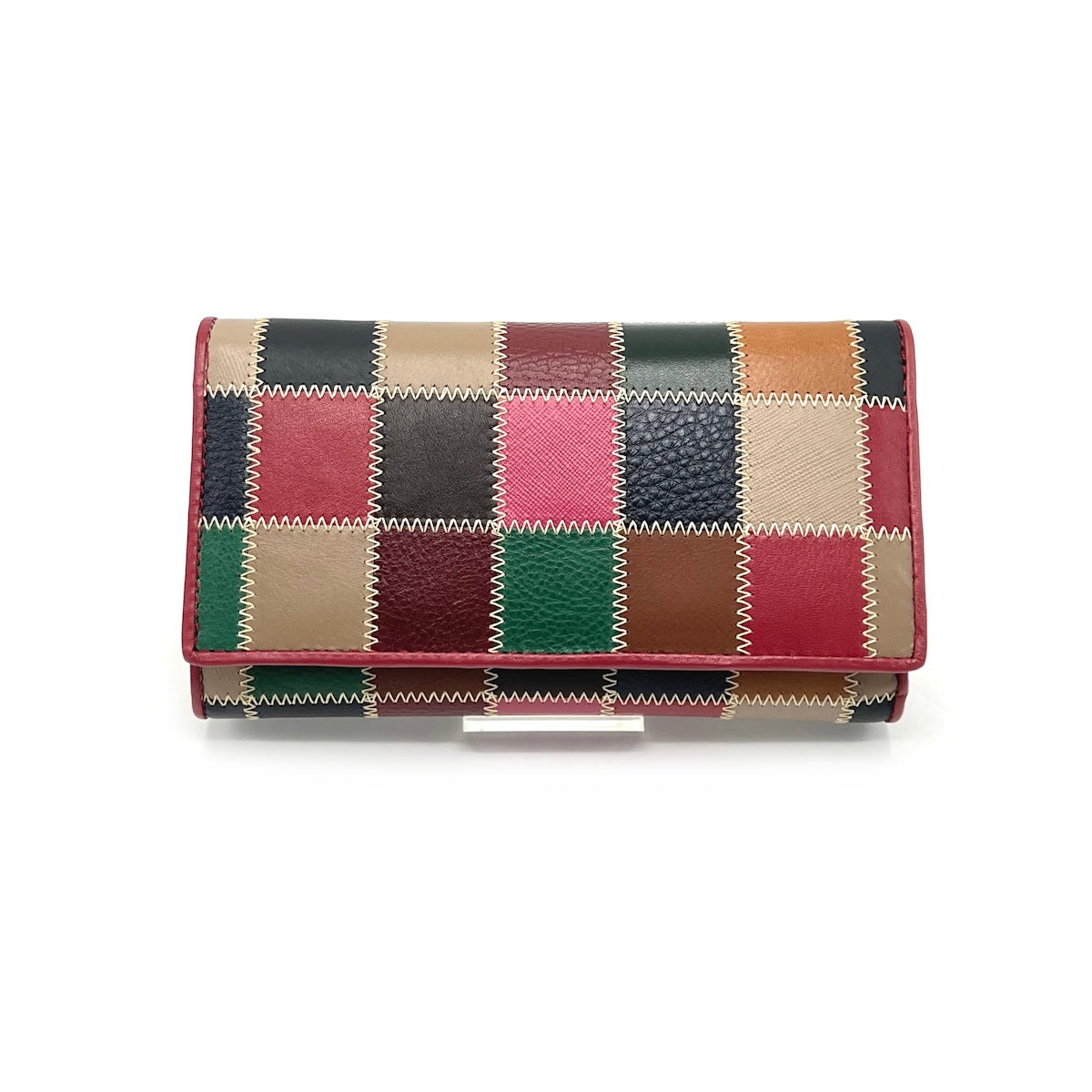 Women's Genuine Leather Patchwork Wallet, art. 895.500