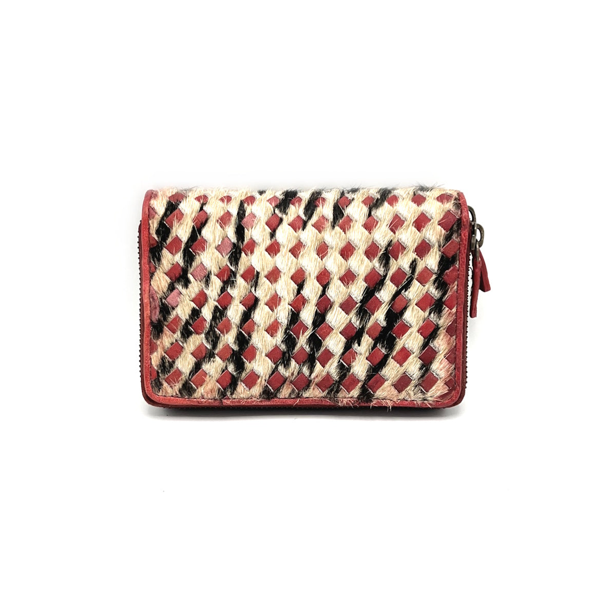 Wallet in washed leather, vintage effect, art. ZE1040