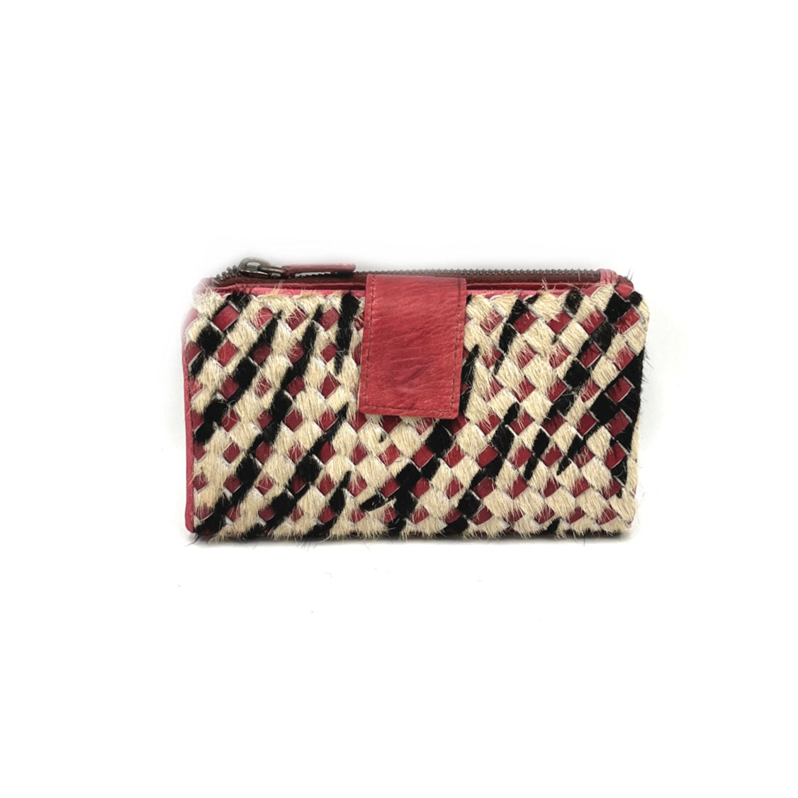 Wallet in washed leather, vintage effect, art. ZE5025
