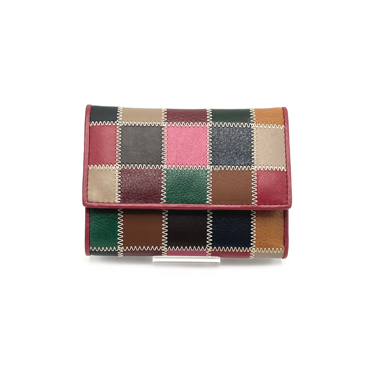 Women's Genuine Leather Patchwork Wallet, art. 156.500