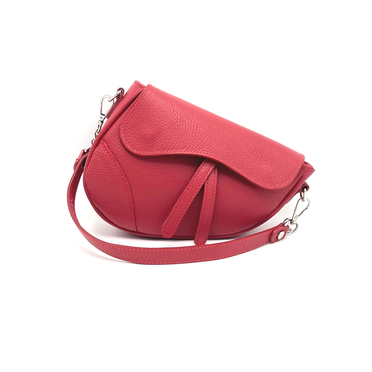 Genuine leather shoulder bag, Made in Italy, art. 112436