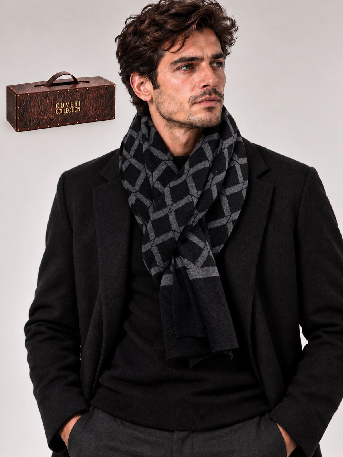 Christmas Gift for Him | Thick & Soft Winter Scarf with Cashmere-Like Feel,  Art. 261554