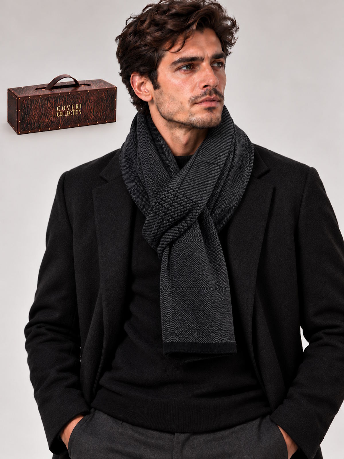 Christmas Gift for Him | Thick & Soft Winter Scarf with Cashmere-Like Feel,  Art. 261556