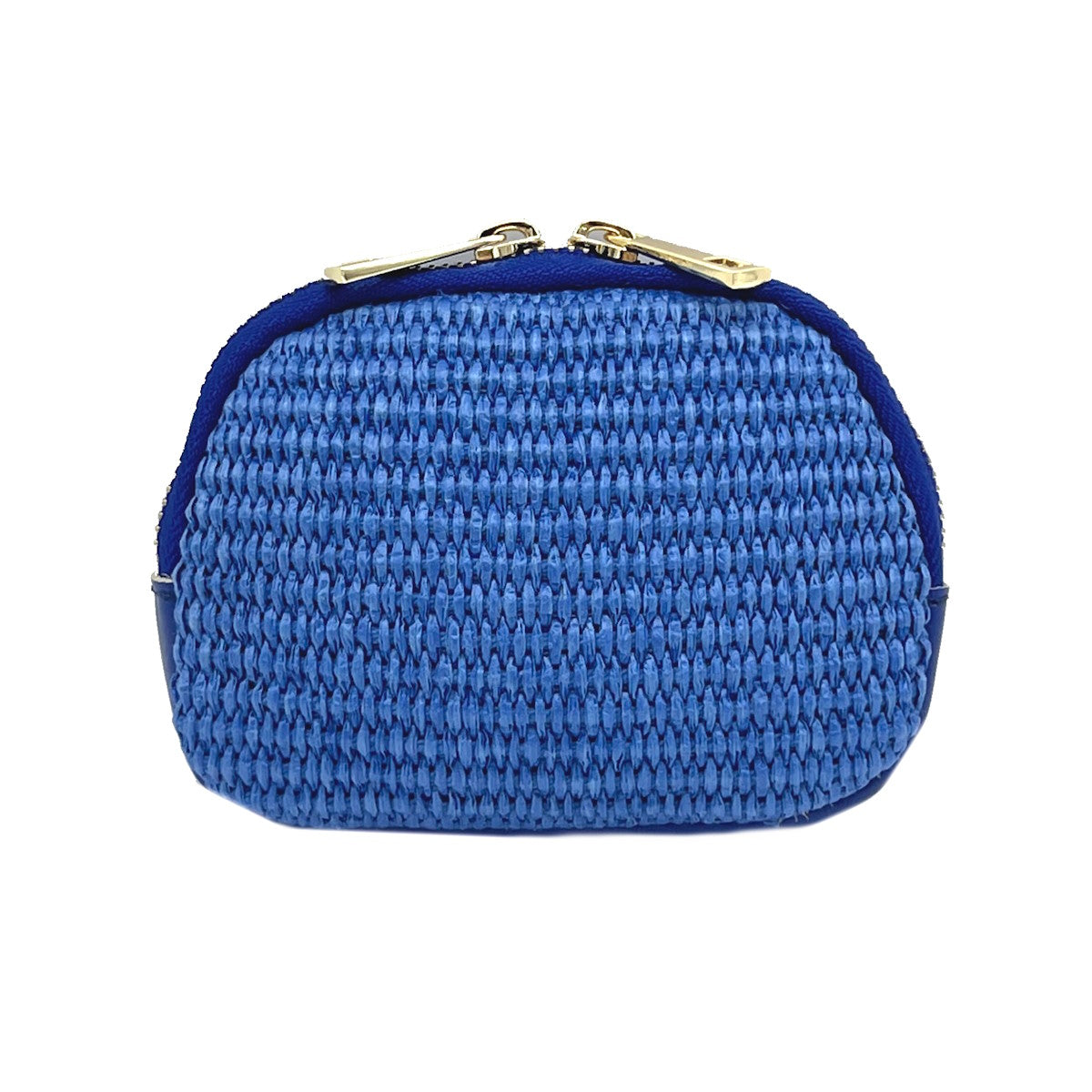 Summer collection, genuine leather and straw purse, art. PO01