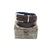 Christmas Gifts Idea, Leather Belt with Woolden Box, Armata di Mare, art. IDK1000-35