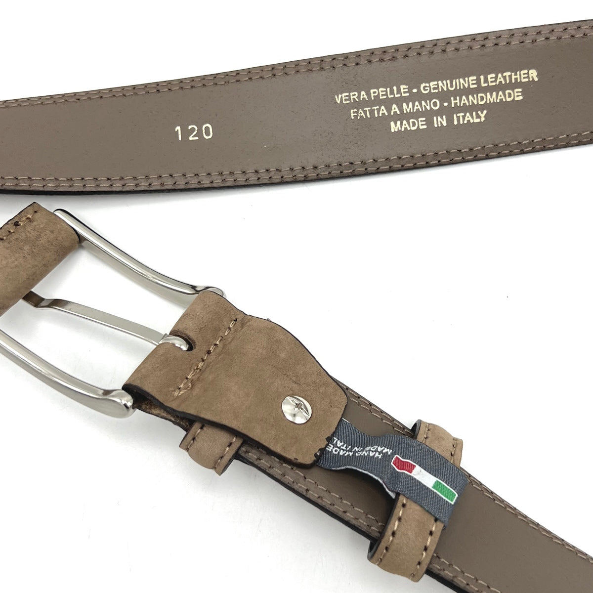 Vintage effect genuine leather belts for men, Made in Italy, Suie Valentini, art. 1650/35.391