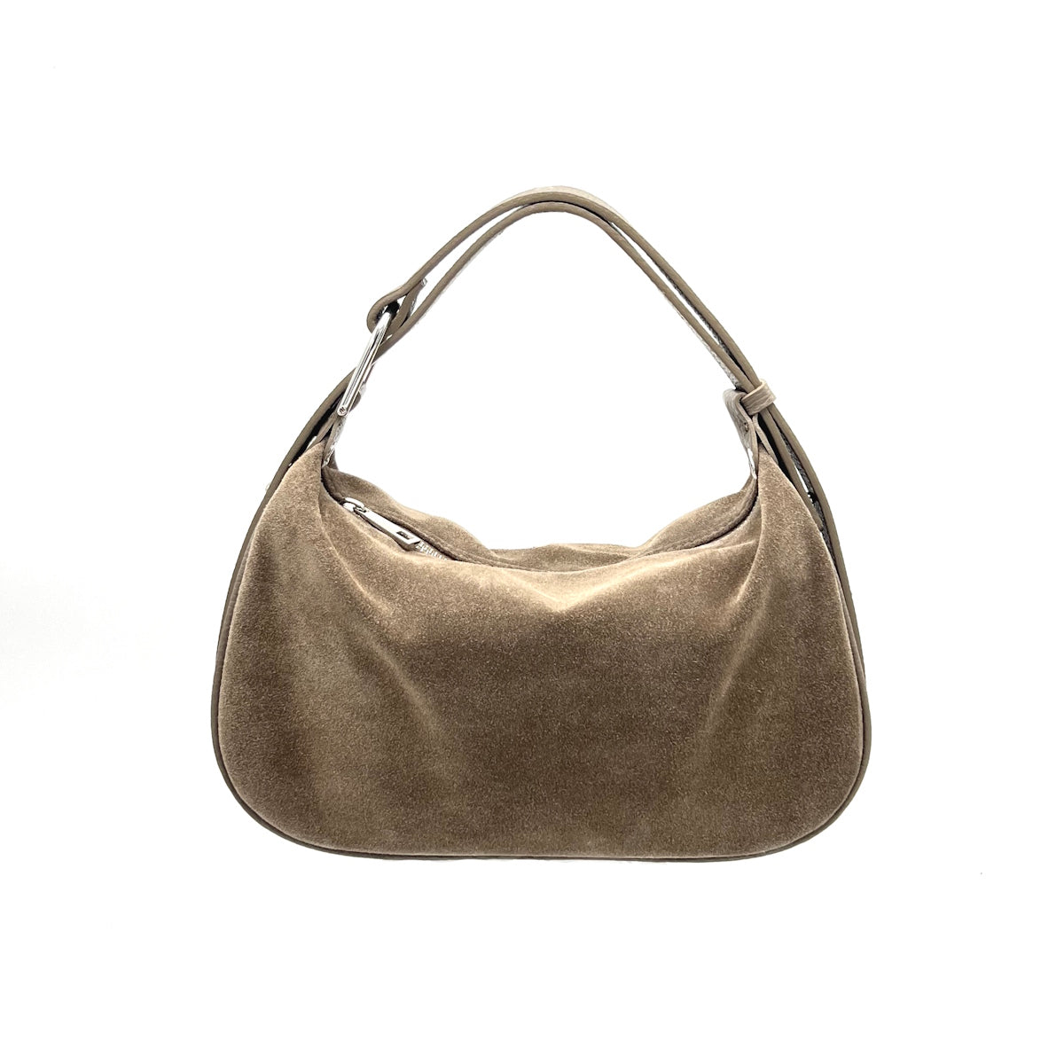 Suede leather shoulder bag, Made in Italy, art. 112649