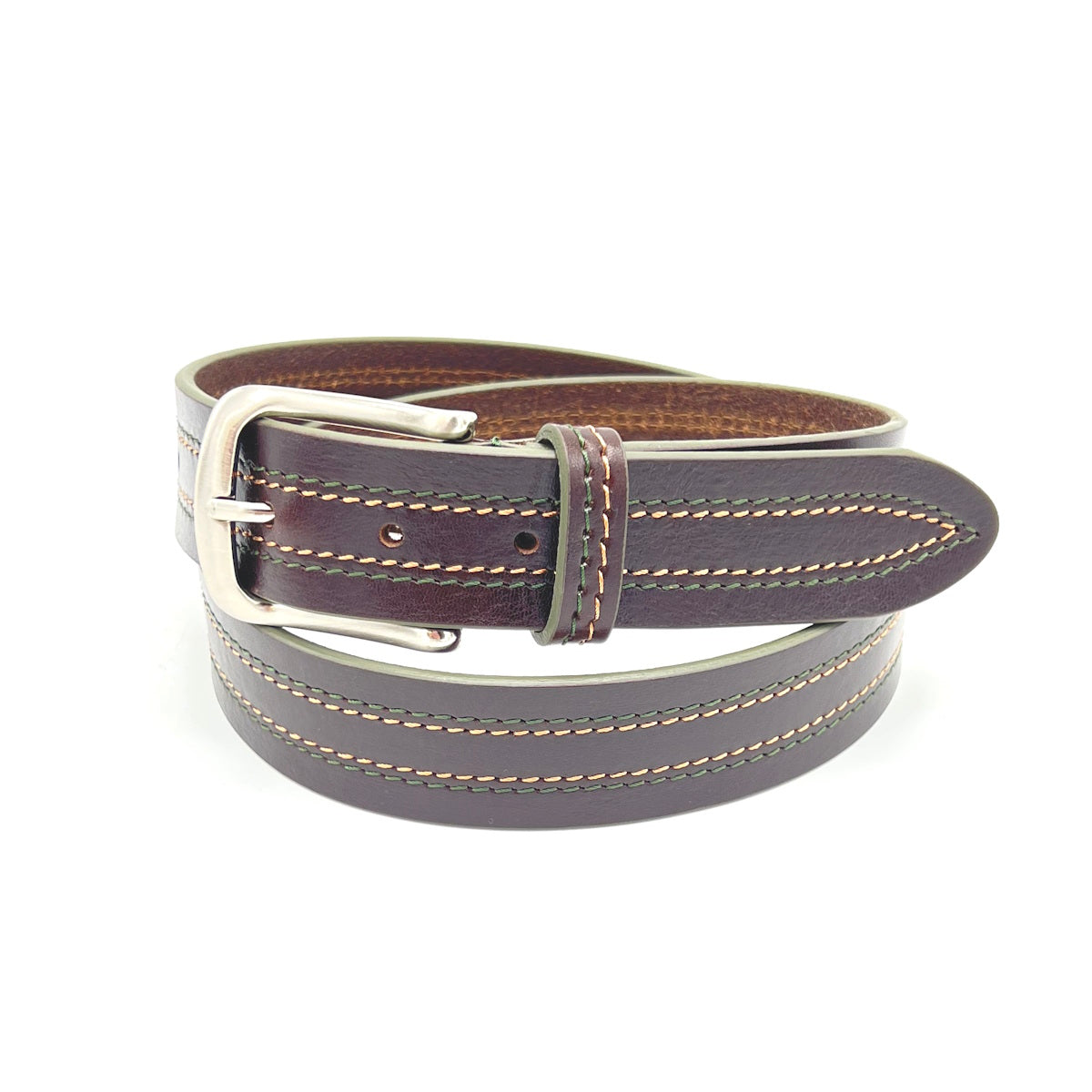 Genuine leather belts for men, Made in Italy, Suie Valentini, art. 255/35.391