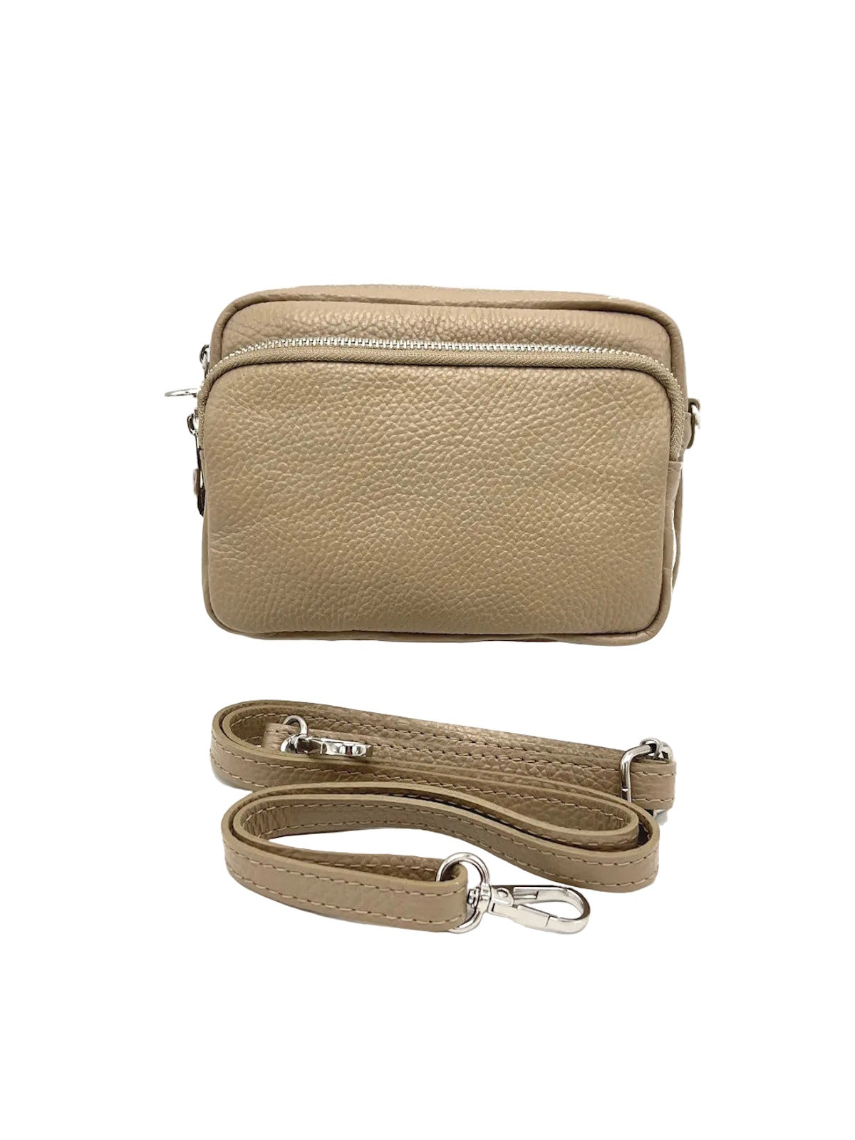 Women's Genuine Leather Shoulder Bag, Small Size, Made in Italy, art. 112424