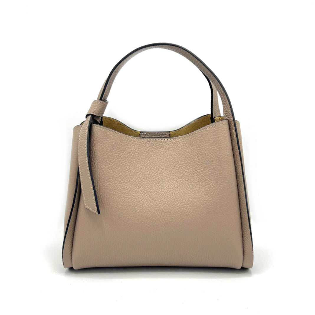 Genuine leather handbag, Made in Italy, art. 112551