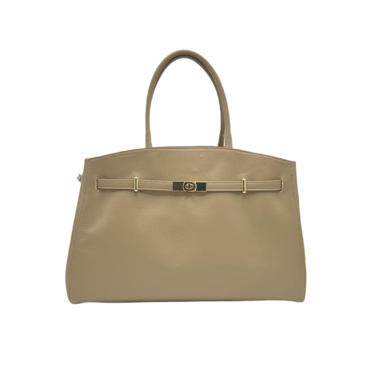 Genuine leather hand bag XL, Made in Italy, art. 112644