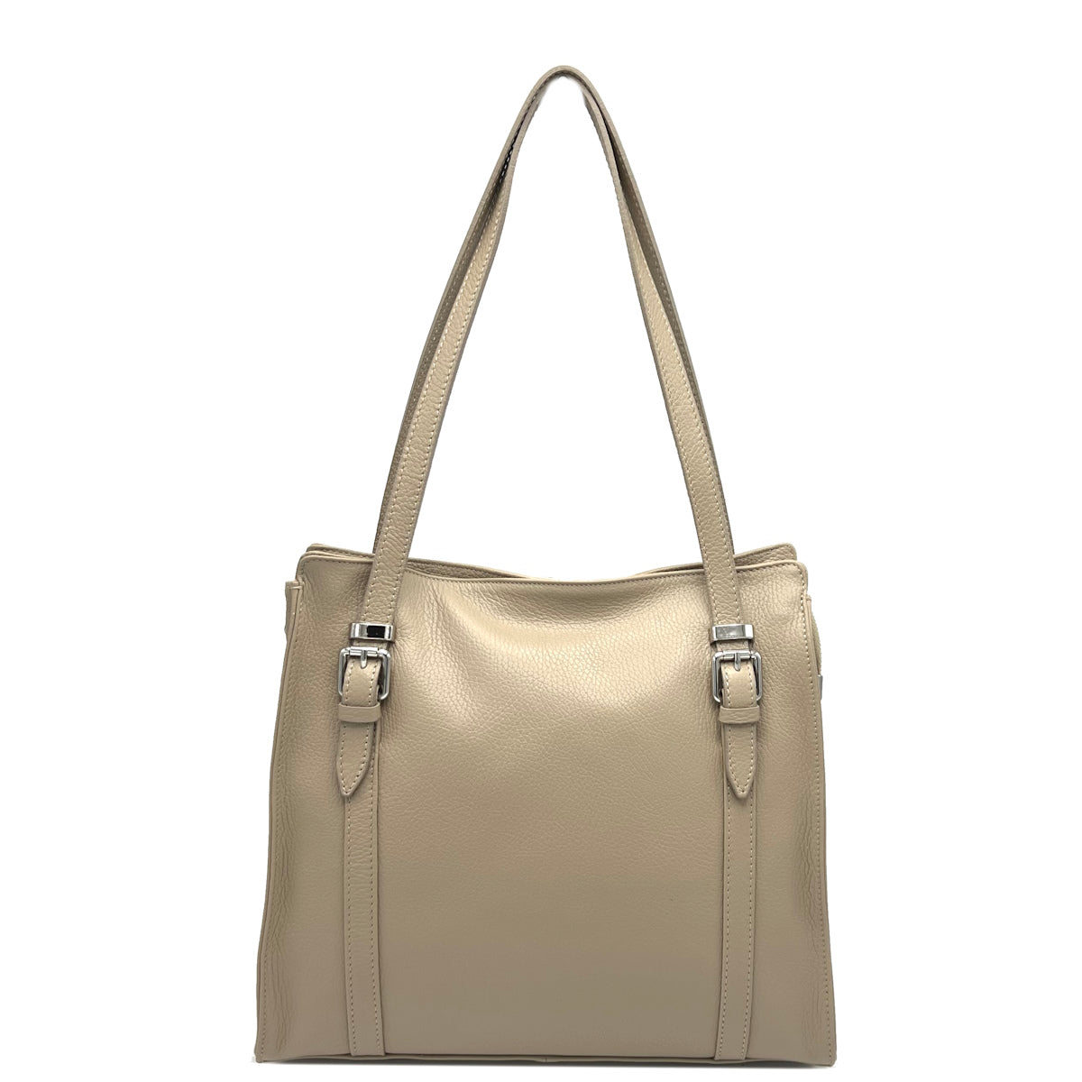 Genuine leather tote bag, Made in Italy,  art. 112579