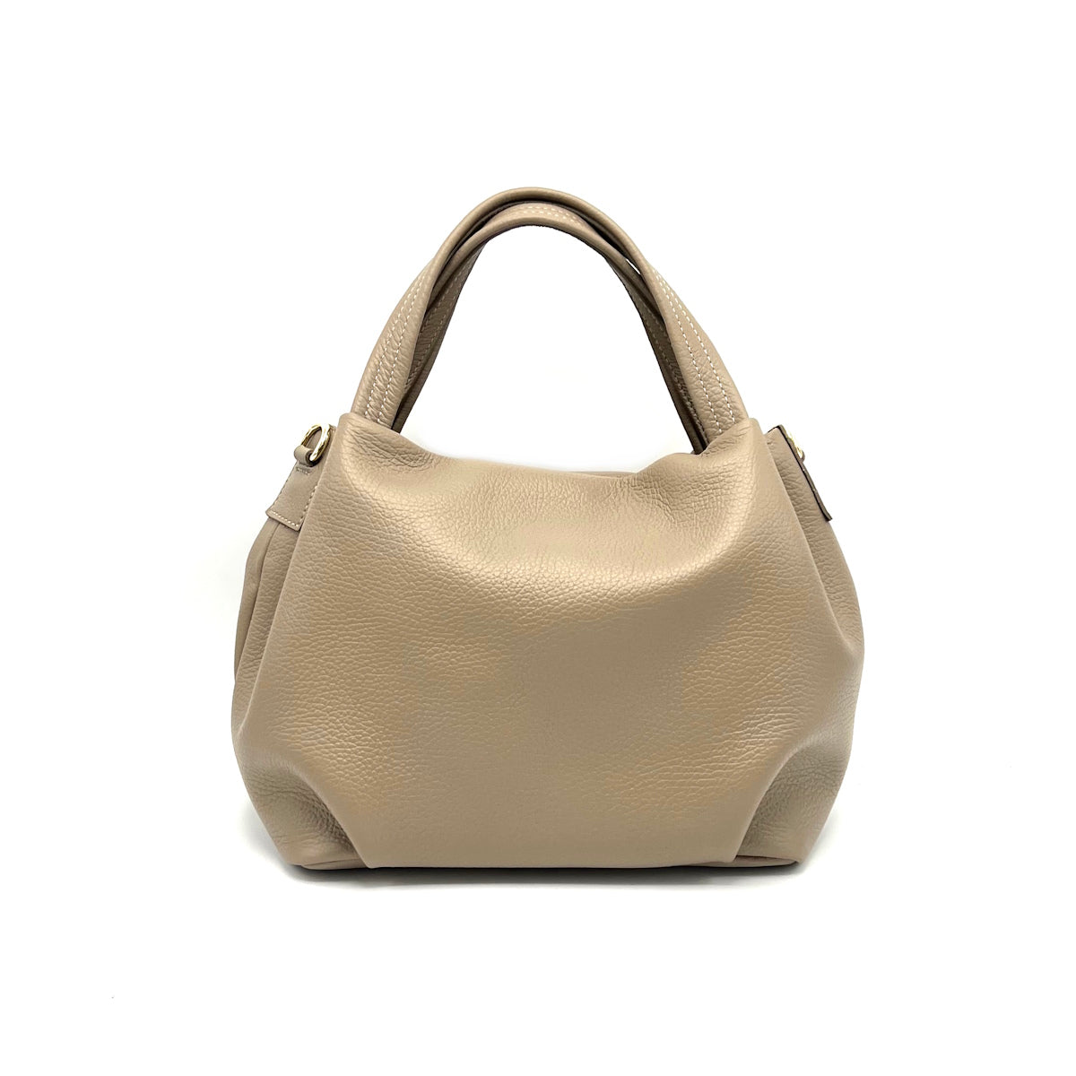 Genuine leather handbag with crossbody strap, Made in Italy, art. 112657