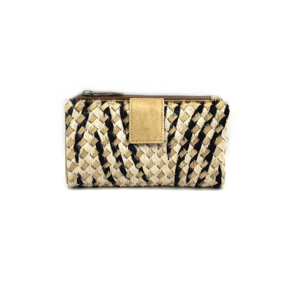 Wallet in washed leather, vintage effect, art. ZE5025