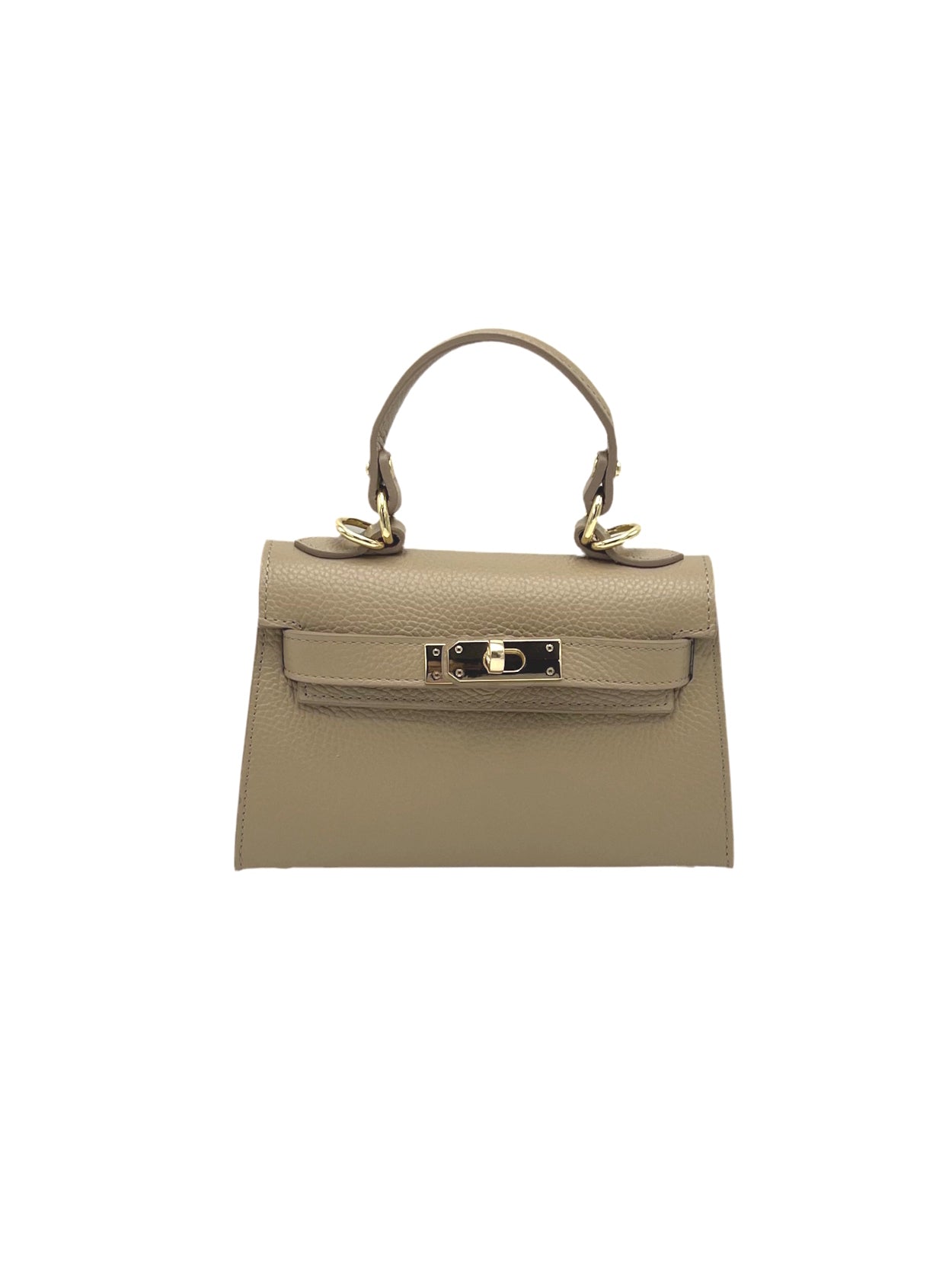 Genuine Leather Shoulder Bag, Made in Italy, art. 112609
