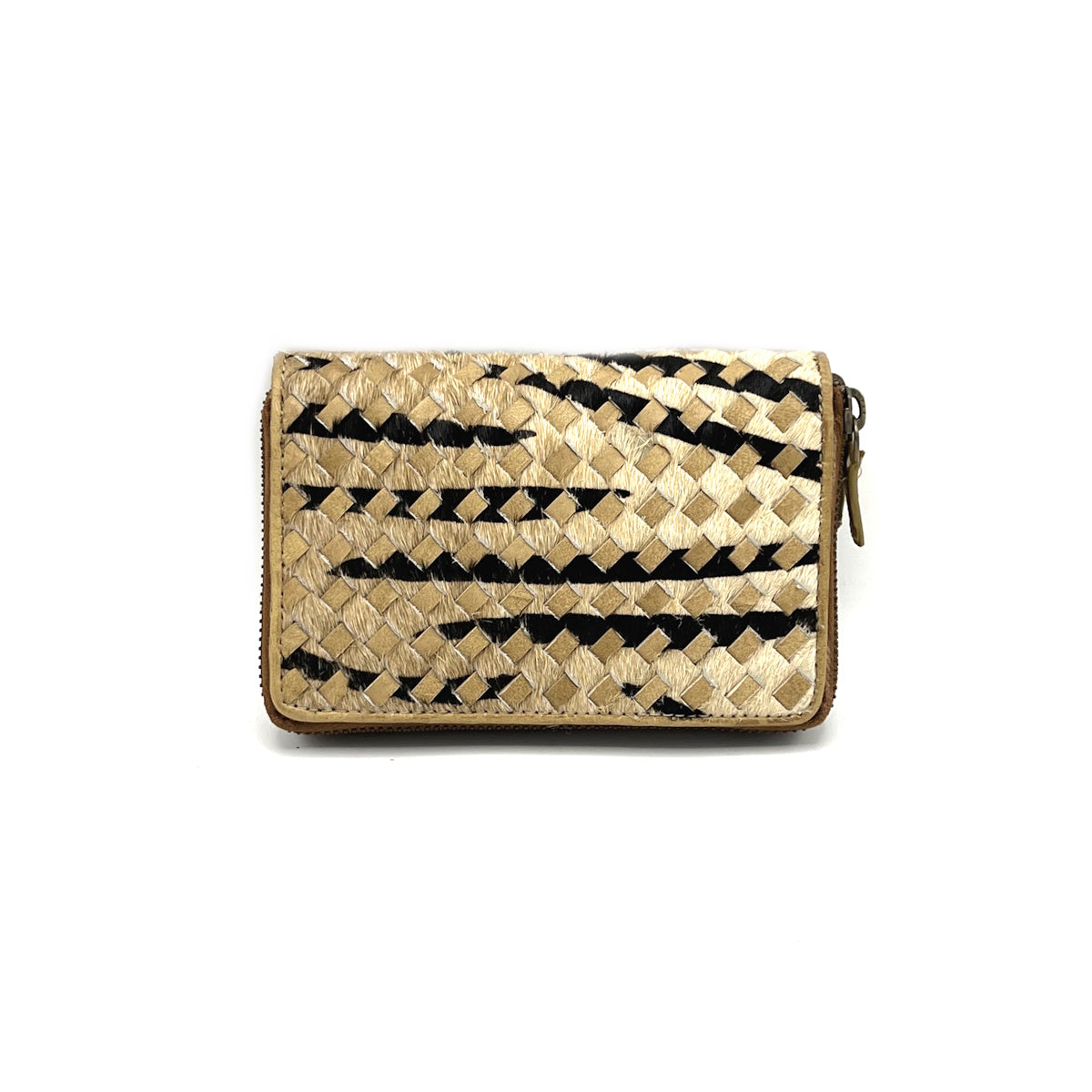 Wallet in washed leather, vintage effect, art. ZE1040