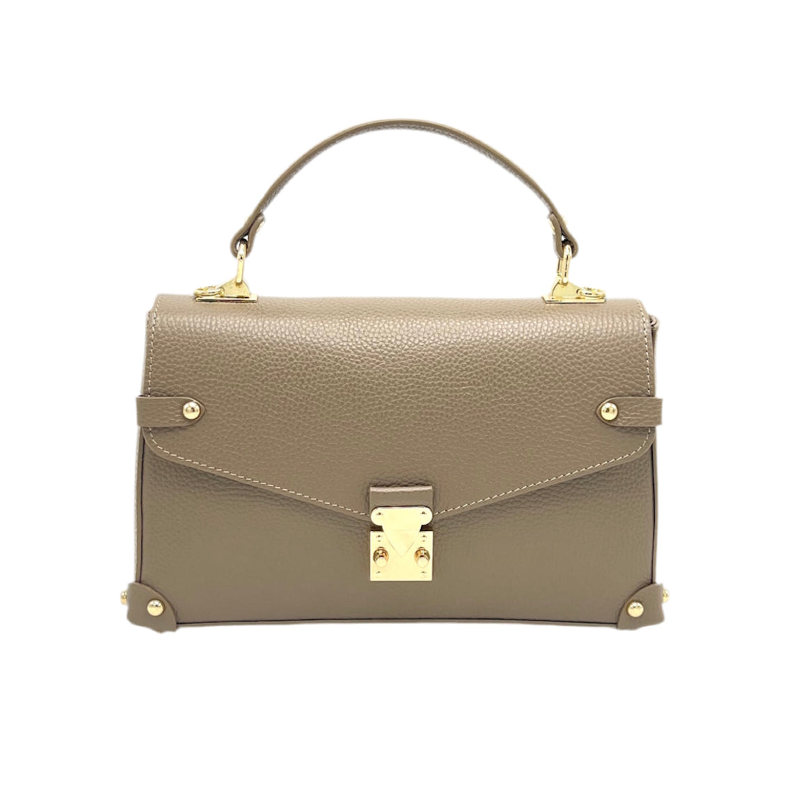 Genuine leather shoulder bag, Made in Italy, art. 112639