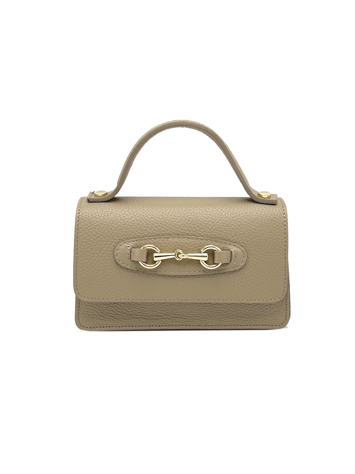 Women's Genuine Leather Handbag with Chain, Made in Italy, art. 112569New