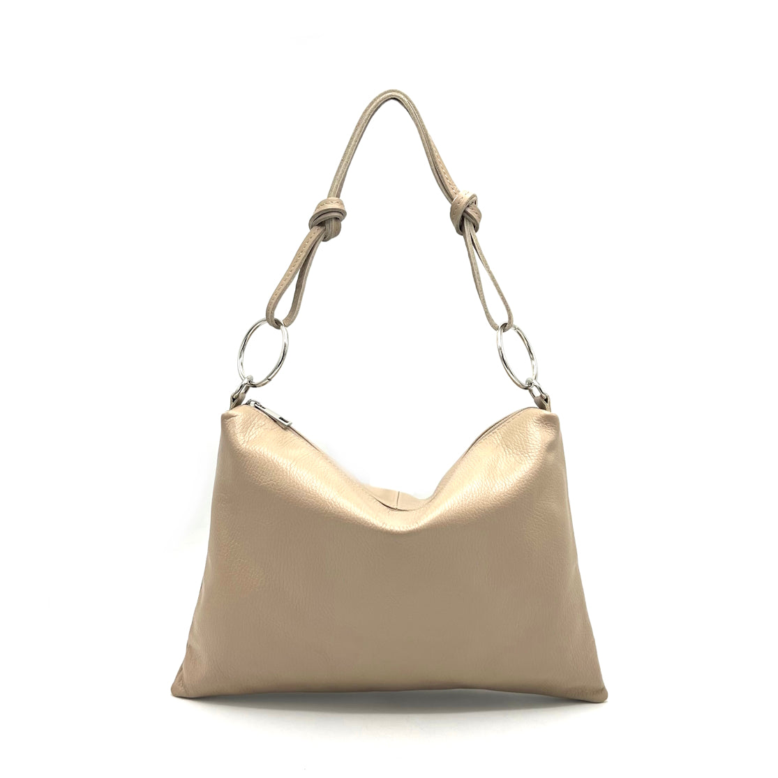 Genuine leather shoulder bag, Made in Italy, art. 112586