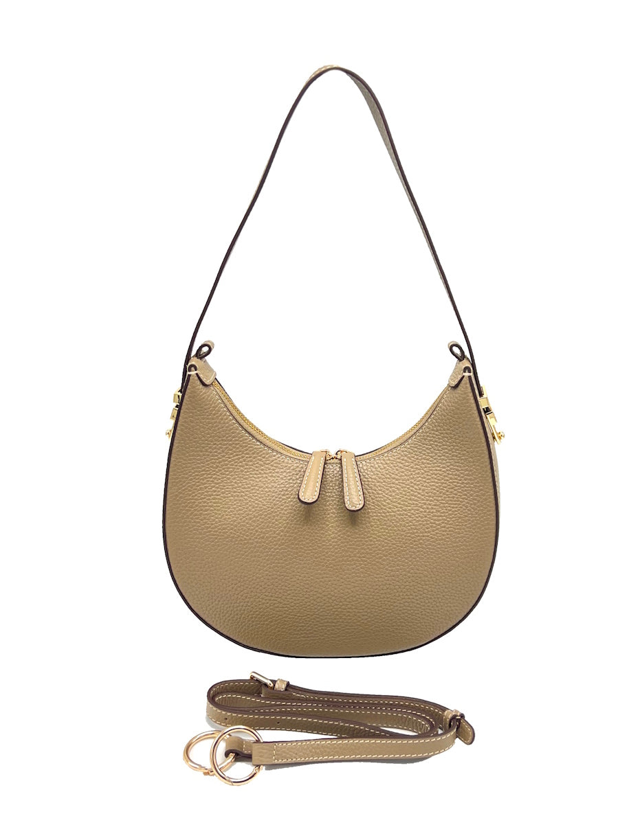 Women's Genuine Leather Shoulder Bag, Suie Valentini,  Made in Italy, art. 2401NEW