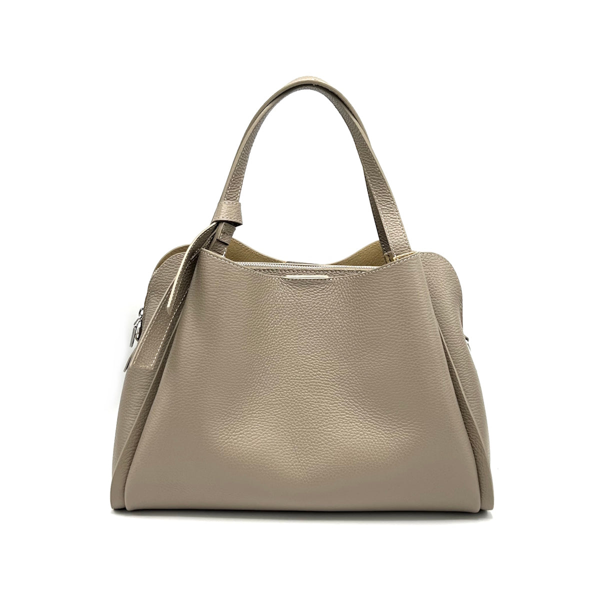 Genuine leather hand bag XL, Made in Italy, art. 112643