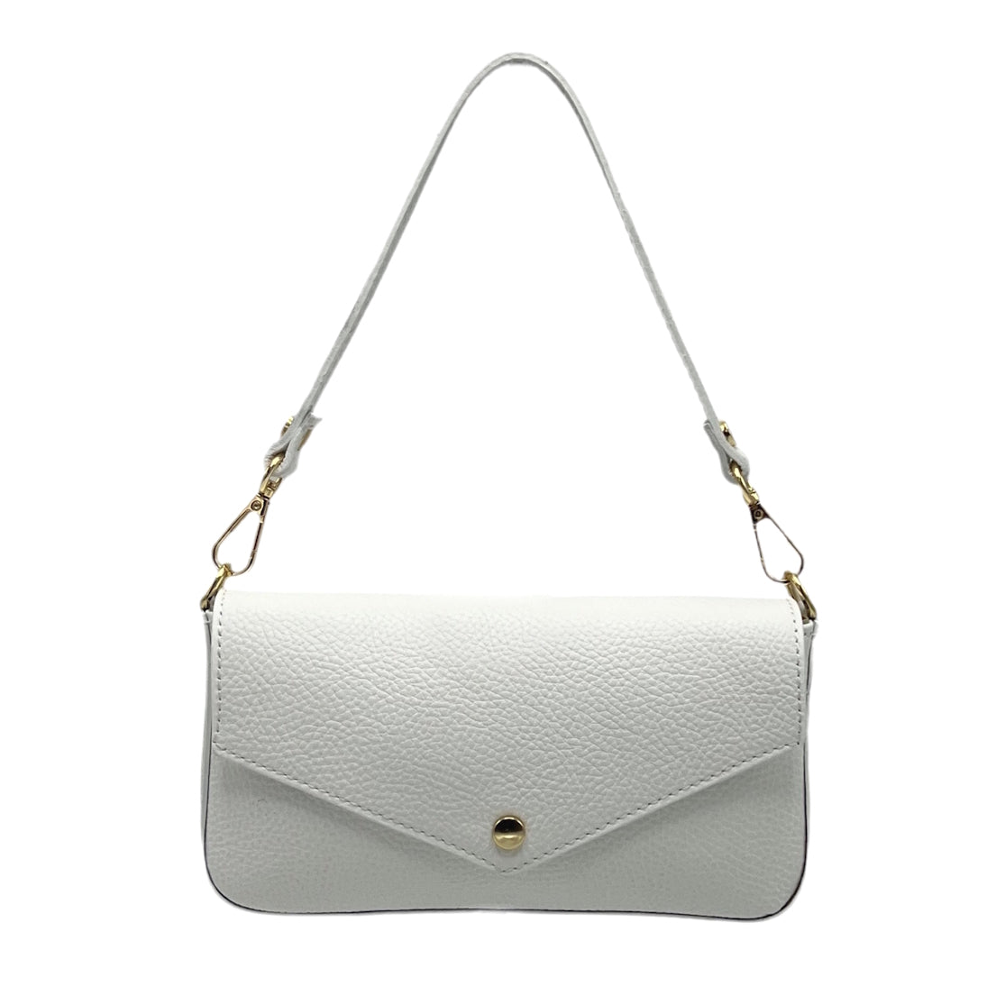 Small genuine leather shoulder bag, Made in Italy, art. 112489