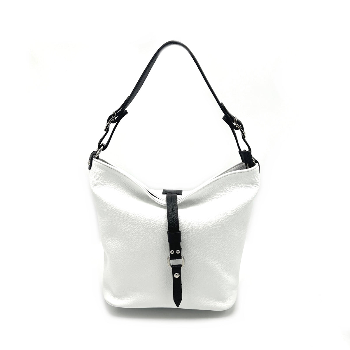 Genuine leather shoulder bag, Made in Italy, art. 112596
