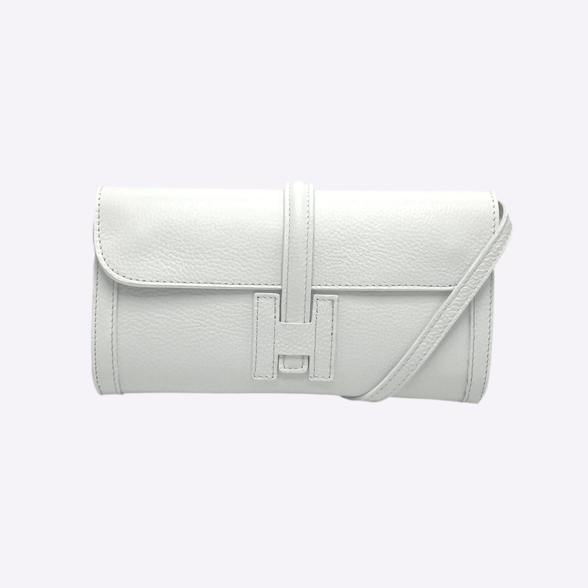 Pochette in pelle laminata, Made in Italy, art. 112532LA
