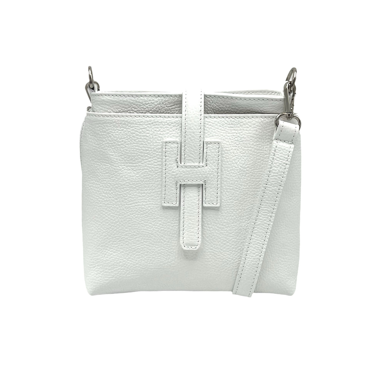 Summer collection, genuine leather shoulder bag, Made in Italy, art. 112562